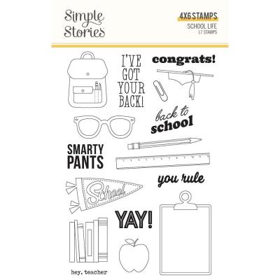 Simple Stories School Life Clear Stamps - School Life